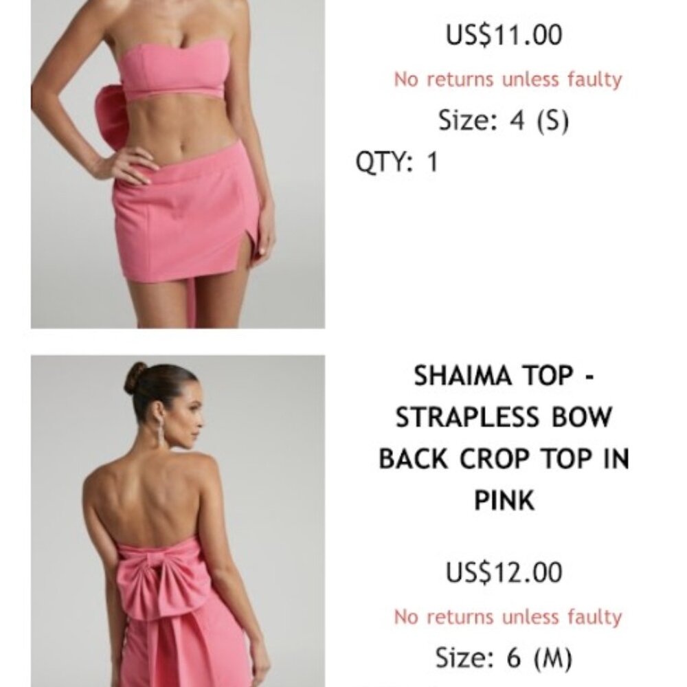 Sleeveless Mini Pink Set